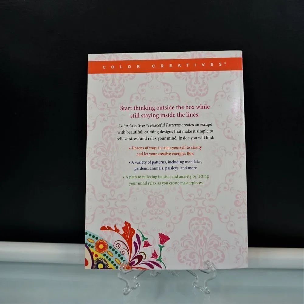 Color Creatives Book Peaceful Patterns Coloring To Relax And Soothe - Picture 2 of 9